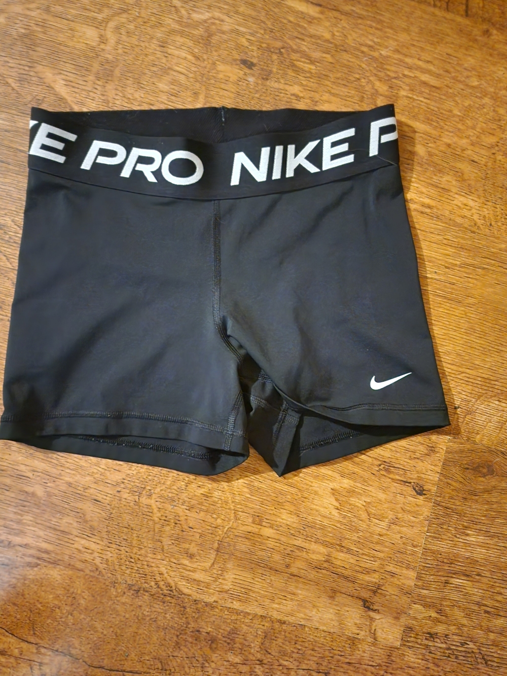 Nike Pro 365 3" Women's Compression Shorts Black White CZ9857-010 Size M